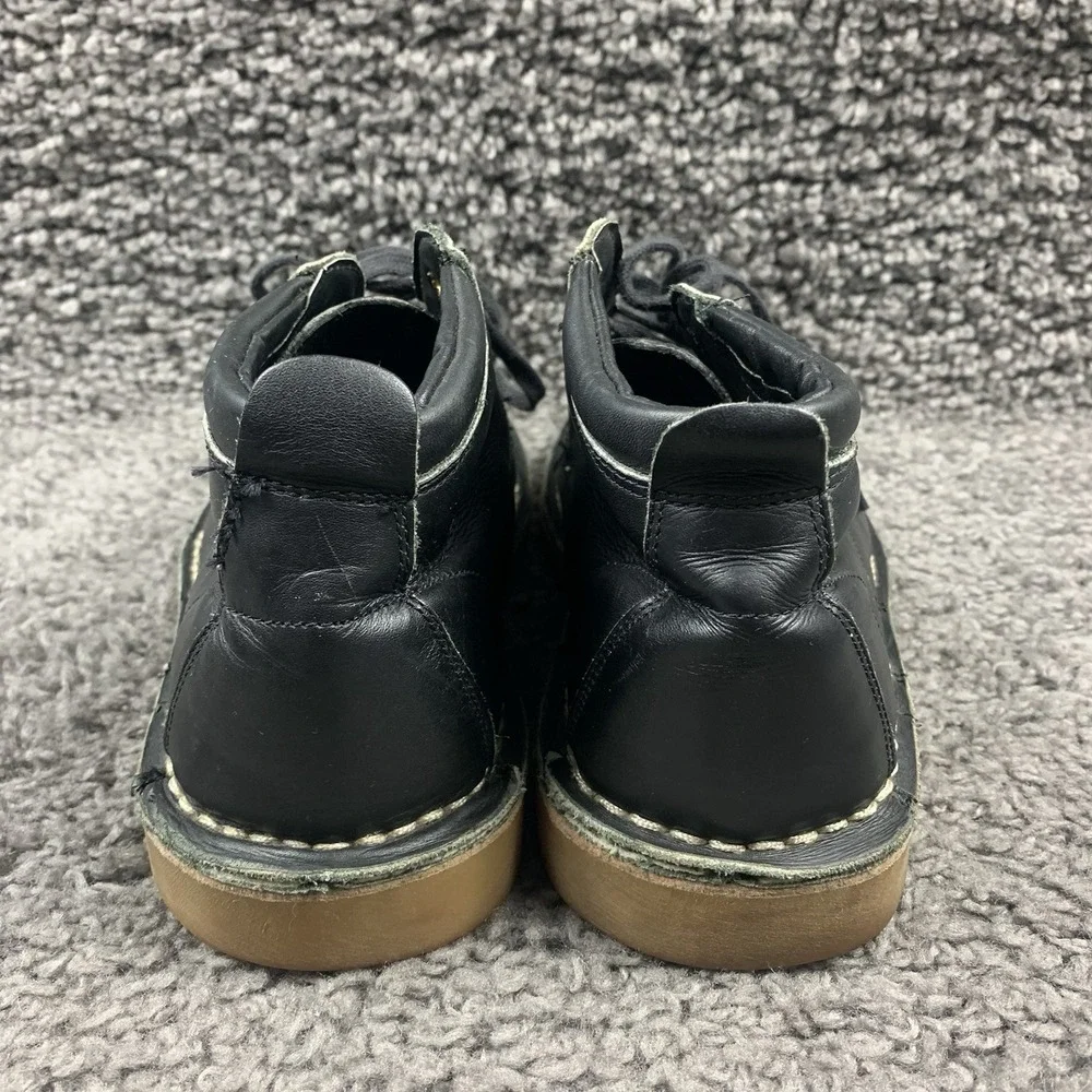 VTG Bata Safari Men's Black Leather Chukka Boots - Made in Kenya - Size 9